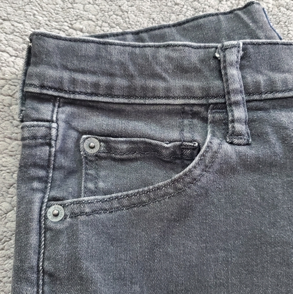 Gap Denim Classic Black Regular Stretch Slim Jeans - Picture 4 of 11